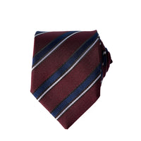 Koyu Bordo Desenli Kravat