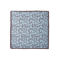 Mavi Desenli Modal Mendil