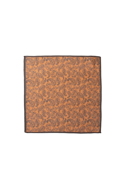 Safran Desenli Modal Mendil