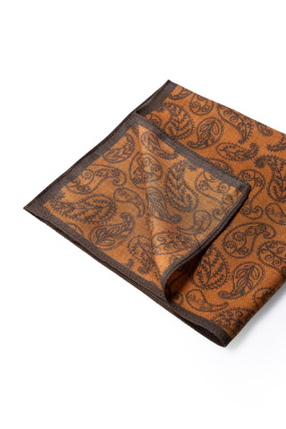  Safran Desenli Modal Mendil