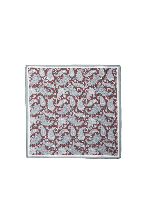 Koyu Mavi  Desenli Modal Mendil