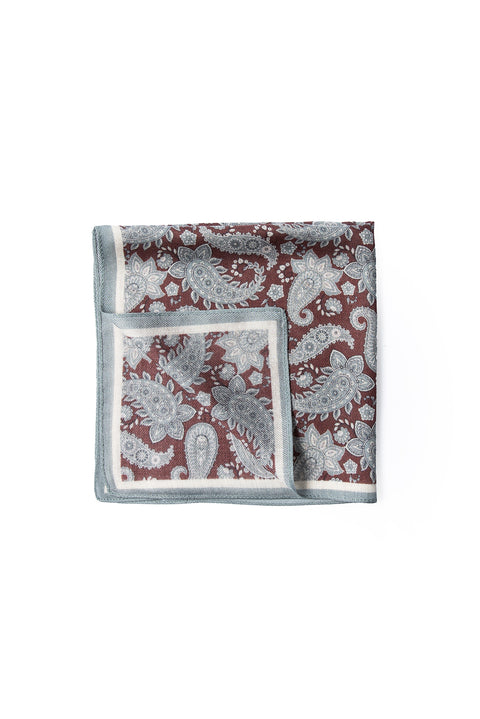 Koyu Mavi  Desenli Modal Mendil