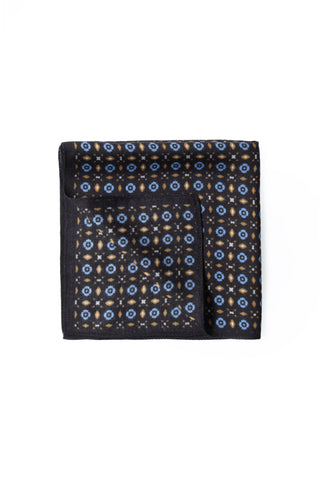  Koyu Siyah Desenli Modal Mendil