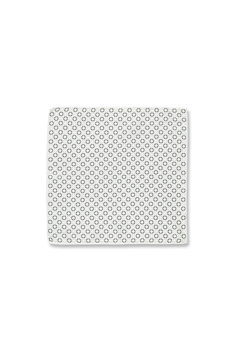Off-White Patterned Handkerchief (33*33)