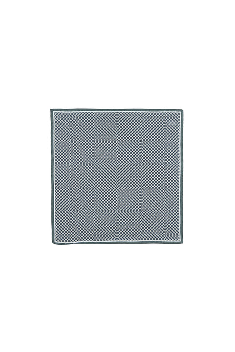 Orta Antrasit %100 Pamuk Desenli Fular