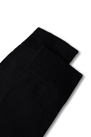  Siyah 2'li Pamuklu Likralı Esnek Desenli İnce Çorap Seti