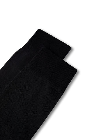  Siyah 2'li Pamuklu Likralı Esnek Desenli İnce Çorap Seti