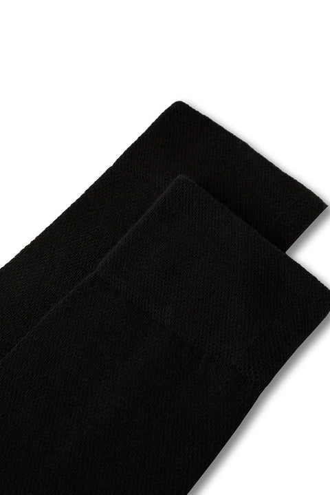 Black 2-Pack Patterned Socks