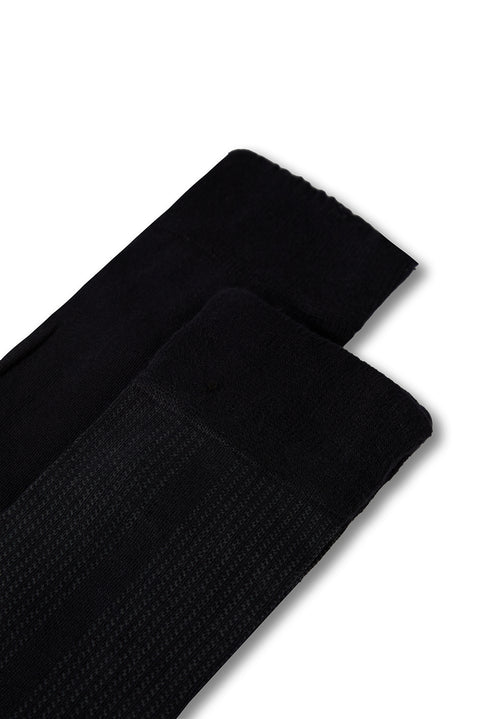 Dark Navy Blue 2-Pack Patterned Socks