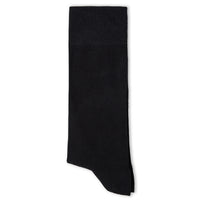 Black Single Patterned Socks