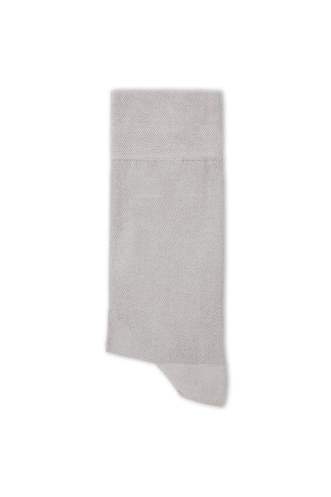 Medium Grey Single Patterned Socks
