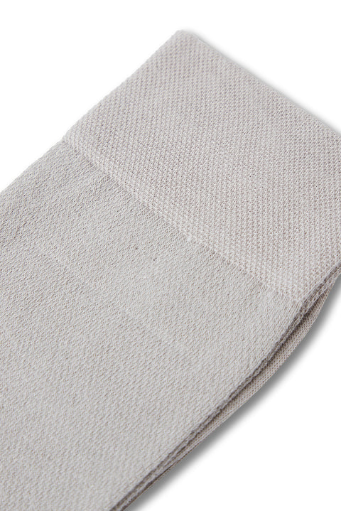 Medium Grey Single Patterned Socks