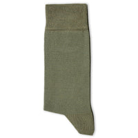 Medium Khaki Single Patterned Socks