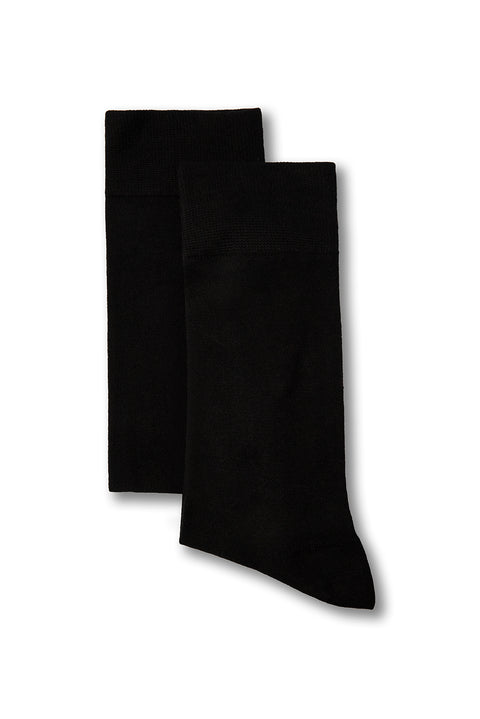 Black 2-Pack Patterned Socks