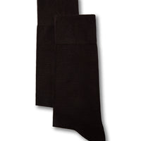 Dark Brown 2-Pack Modal Plain Socks