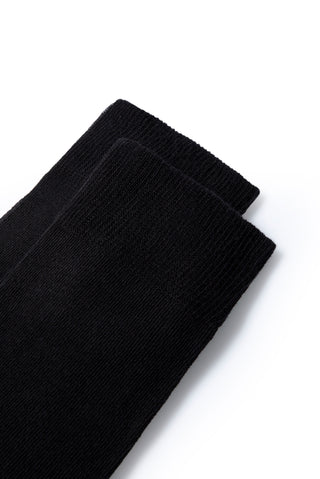  Siyah 10'lu Pamuklu Esnek Klasik Çorap Seti
