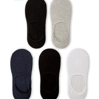 Multipack of 5 Pairs of Cotton Stretch Loafer Socks