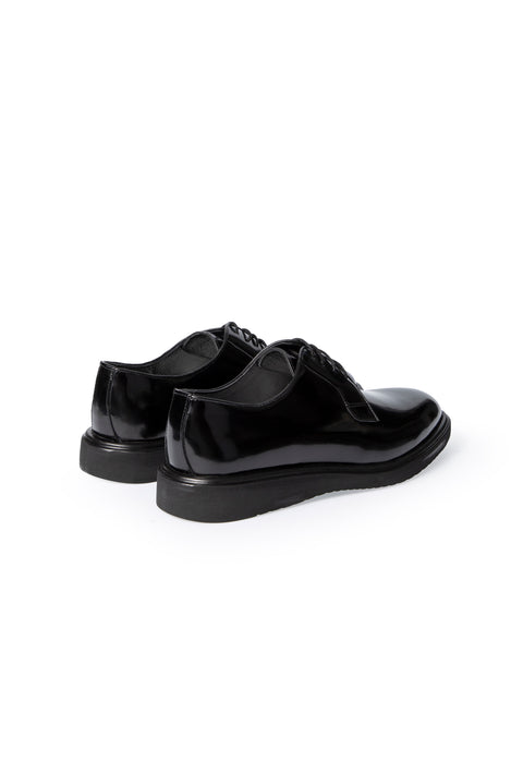 Black Patent Leather Smart Casual Shoes
