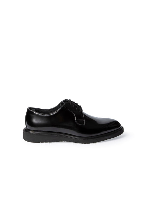 Black Patent Leather Smart Casual Shoes