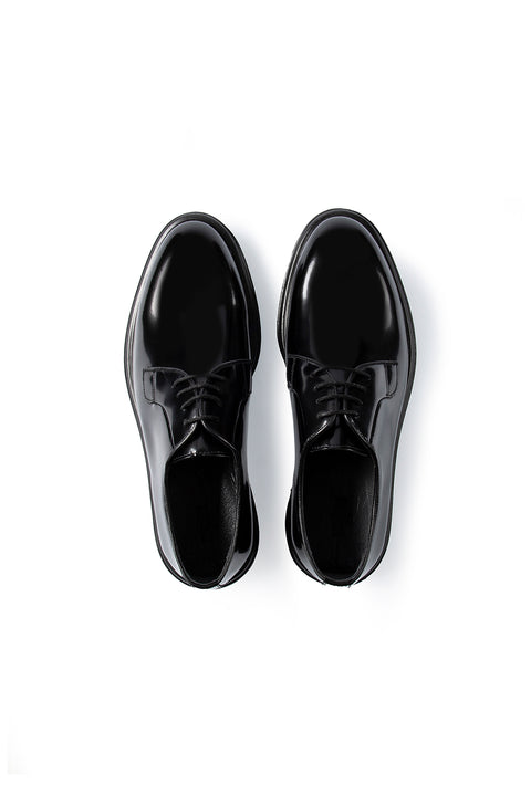 Black Patent Leather Smart Casual Shoes