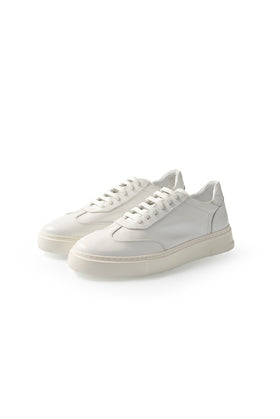 White Leather Sneaker Shoes