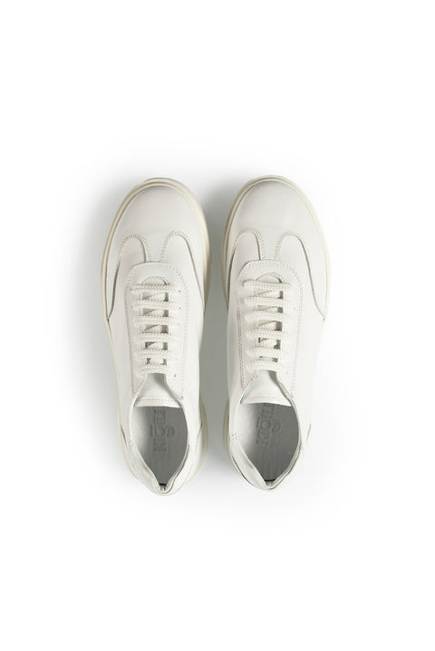 Beyaz Sneaker Deri Ayakkabı