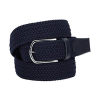 Koyu Lacivert Hediye Kutulu Spor Likralı Elastik Örgü Kemer