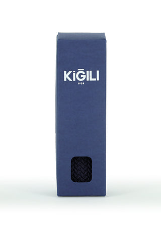  Koyu Lacivert Hediye Kutulu Spor Likralı Elastik Örgü Kemer