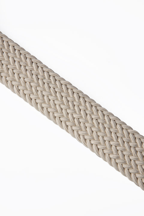 Light Beige Sports Lycra Elastic Knit Belt in Gift Box