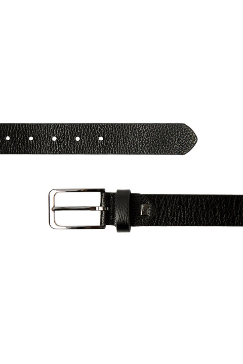 Siyah Floater Hakiki Deri Kemer