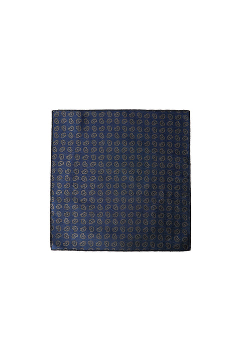Medium Grey Paisley Tie & Pocket Square Gift Boxed Set
