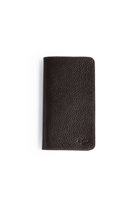 Koyu Kahve Floater Yatay Deri Cüzdan
