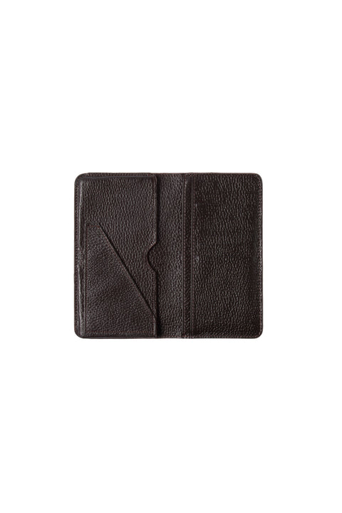 Koyu Kahve Floater Yatay Deri Cüzdan