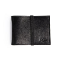 Siyah Lastikli Deri Cüzdan