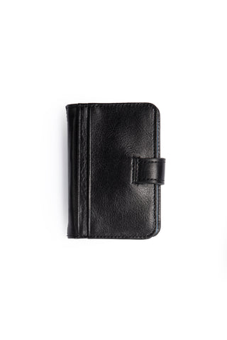  Siyah Çıtçıtlı Deri Kartlık