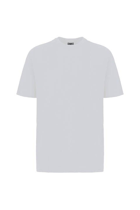 White Crew Neck Regular Fit 100% Cotton Basic T-shirt
