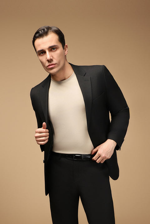 Orta Vizon Bisiklet Yaka Slim Fit Yumuşak Dokulu Pamuklu Likralı Esnek Tişört