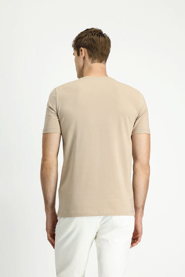  Orta Vizon Bisiklet Yaka Slim Fit Dar Kesim Süprem Pamuklu Tişört
