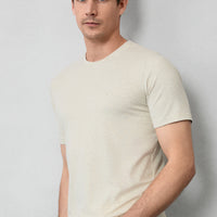 80M Bisiklet Yaka Slim Fit Dar Kesim Süprem Pamuklu Basic Tişört