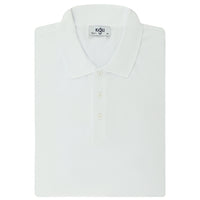 Beyaz Büyük Beden Pamuklu Polo Yaka Tişört