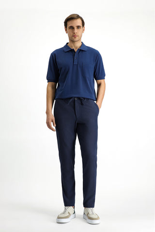  ?ndigo Regular Fit Pamuk Nak??l? Cepli K?vr?lmaz Polo Yaka Ti?ört-Ki??l?