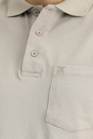  Orta Vizon Regular Fit Pamuklu Nakışlı Cepli Polo Yaka Tişört