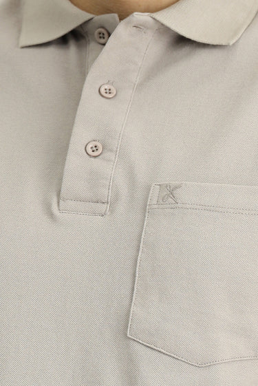  Orta Vizon Regular Fit Pamuklu Nakışlı Cepli Polo Yaka Tişört