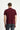 Koyu Bordo Regular Fit Pamuklu Düz Polo Yaka Tişört