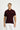 Koyu Bordo Slim Fit Dar Kesim Pamuk Polo Yaka Tişört