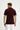 Koyu Bordo Slim Fit Dar Kesim Pamuk Polo Yaka Tişört