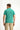 Mercan Yeşili Slim Fit Dar Kesim Pamuk Kıvrılmaz Polo Yaka Tişört