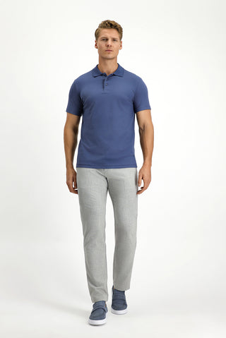  ?ndigo Slim Fit Dar Kesim Nak??l? Pamuklu Polo Yaka Ti?ört-Ki??l?