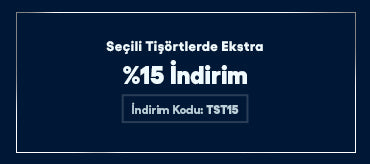 Tişörtlerde Ekstra %15 İndirim, TST15