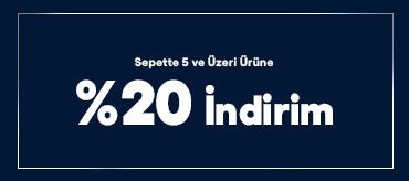 Sepette 5 Ürün ve Üzeri %20 İndirim